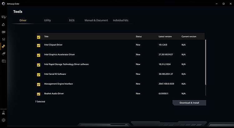Driver & Manual Download