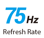 75 Hz Bildwiederholfrequenz