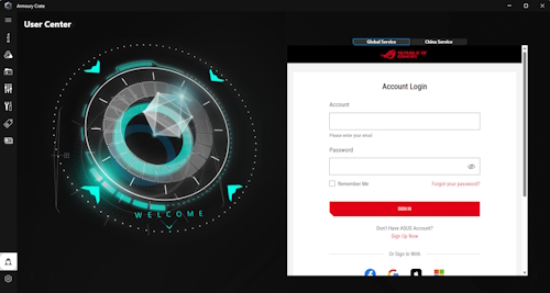 Armoury Crate Account Management