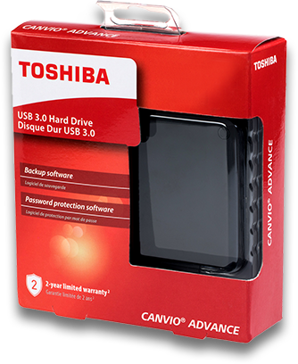 Canvio TB | USA Hard 2 External Dell Advance USB Drive 3.0 Toshiba - White (Portable)