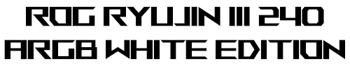 ROG RYUJIN III 240 ARGB White Edition